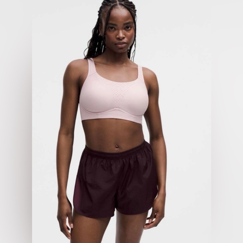 Lululemon Run Times Bra 40DD Pink Haze NWT